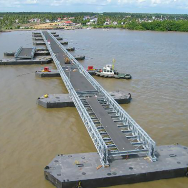 Bailey Pontoon Floating Bridge