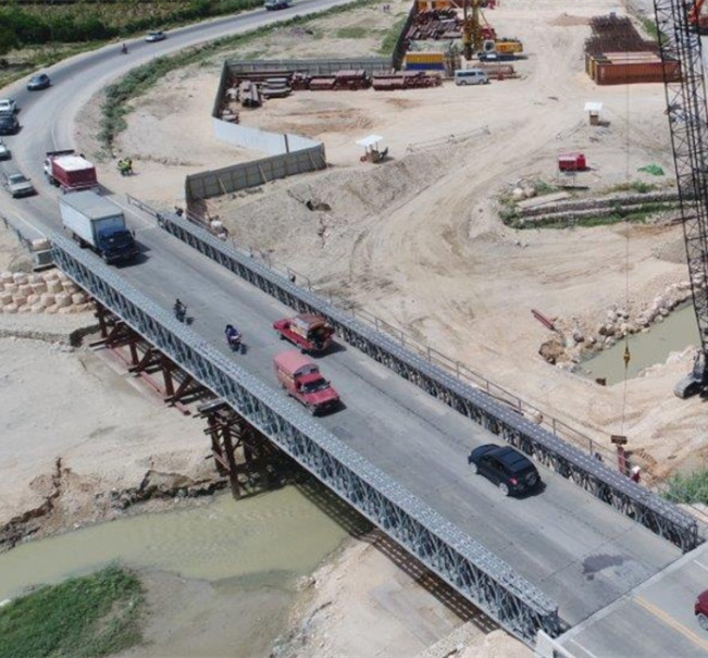 ponte tempor&aacute;ria