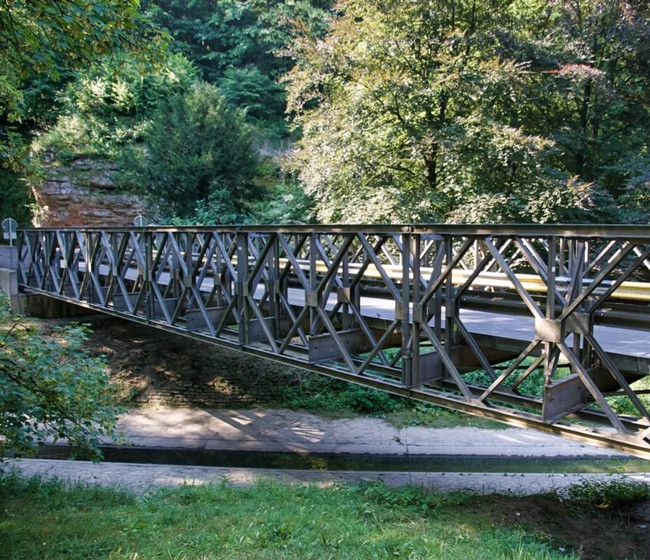 constru&ccedil;&atilde;o de ponte tempor&aacute;ria